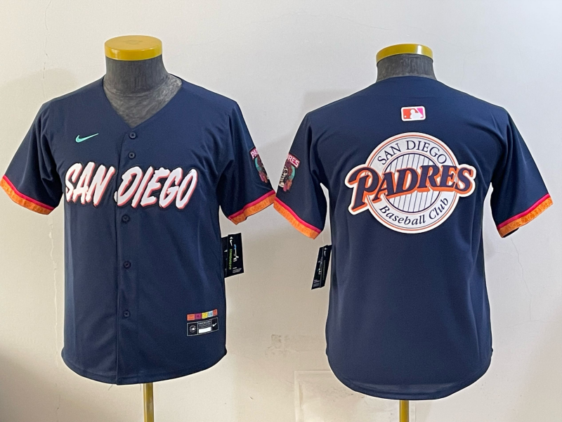 women San Diego Padres blank Nike blue MLB Jersey 0519005